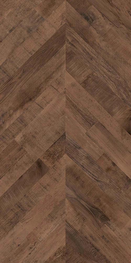 Carrelage sol / mur effet bois chevron FISHWOOD CERISIER l.60 x L.120 cm Mat LIMCARO