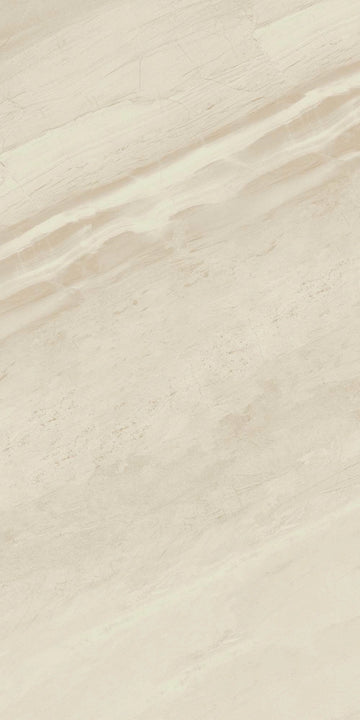 Carrelage sol / mur effet pierre MARRAKESH CREME l.60 x L.120 cm Brillant LIMCARO