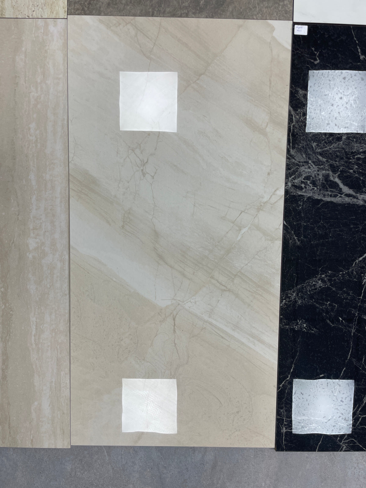Carrelage sol / mur effet pierre MARRAKESH CREME l.60 x L.120 cm Brillant LIMCARO - photo réelle 1