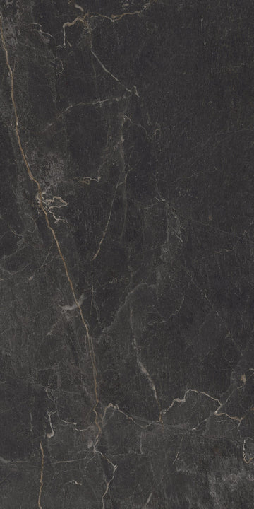 Carrelage sol / mur effet marbre DRAPE NERO  l.60 x L.120 cm Mat LIMCARO