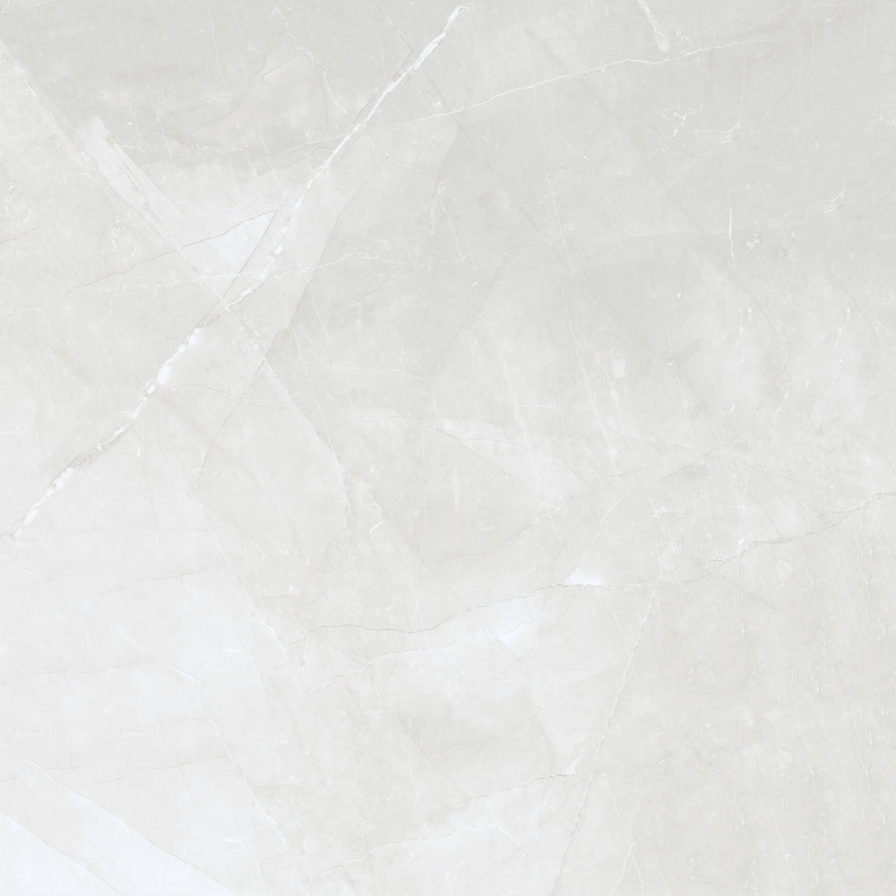 Carrelage sol / mur effet marbre AMANI GRIS l.120 x L.120 cm Brillant LIMCARO