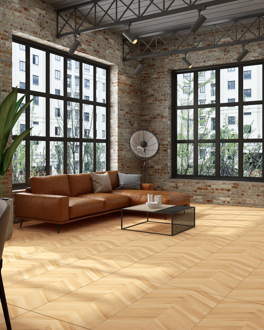 Carrelage sol/mur effet bois naturel ROSEWOOD BEIGE Mat LIMCARO