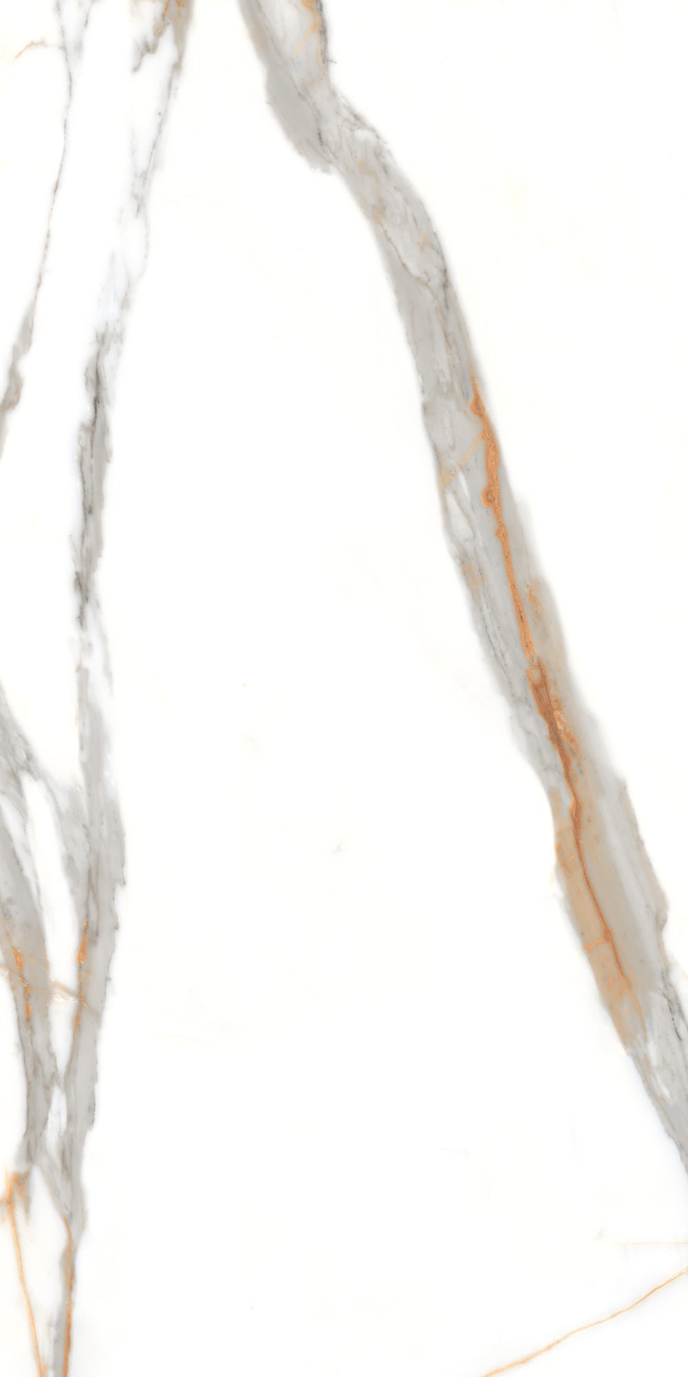 Carrelage sol / mur effet marbre VOLGA STATUARIO l.60 x L.120 cm Brillant LIMCARO