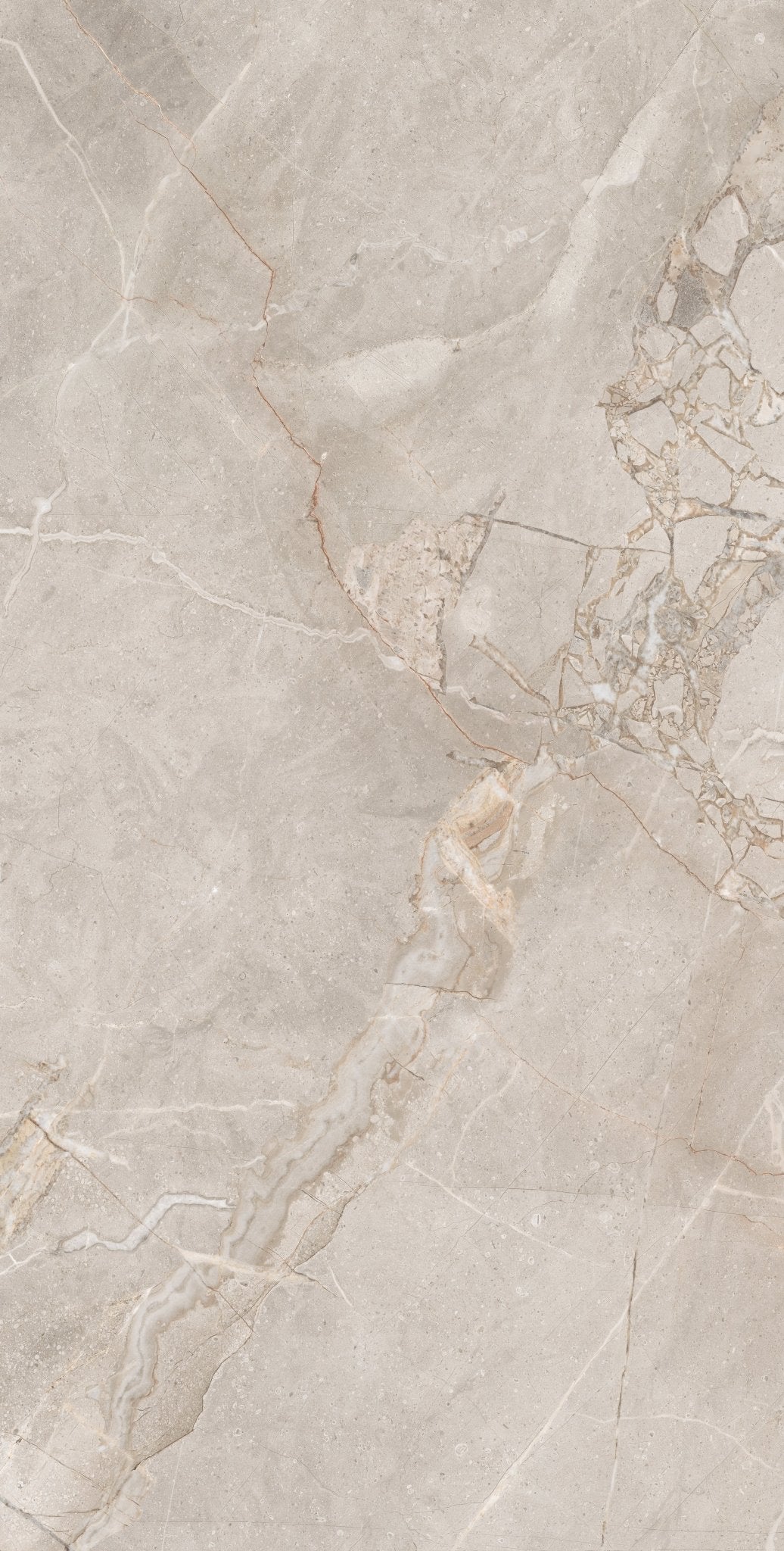 Carrelage sol / mur effet marbre MADRAN VANILIA l.60 x L.120 cm Mat LIMCARO - LIMCARO FRANCE