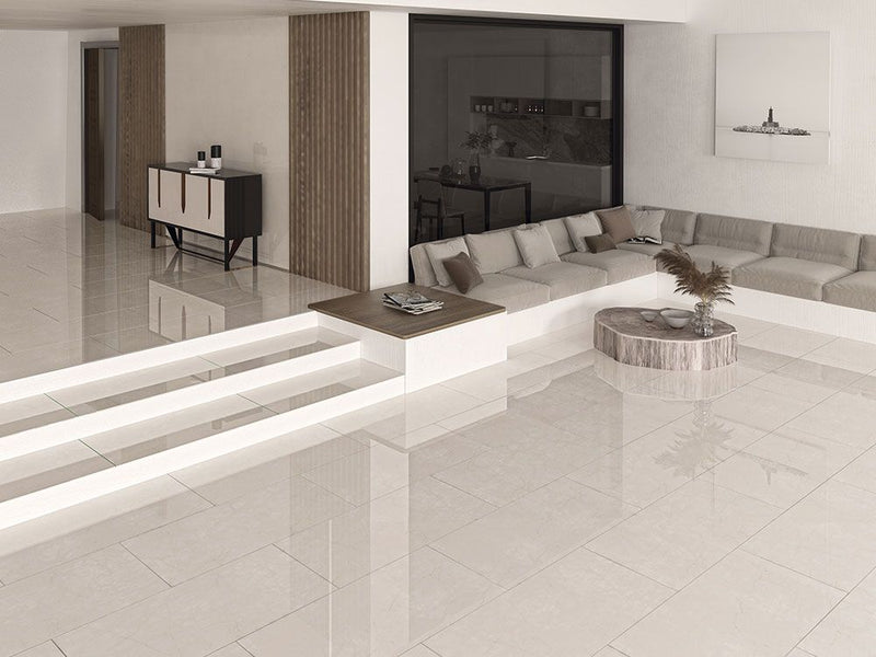 Carrelage sol/mur effet marbre Full Lappato MARFIL ROSSO l.60 x L.120 x 0,7 cm LIMCARO (paquet de 2.16 m2) - LIMCARO FRANCE