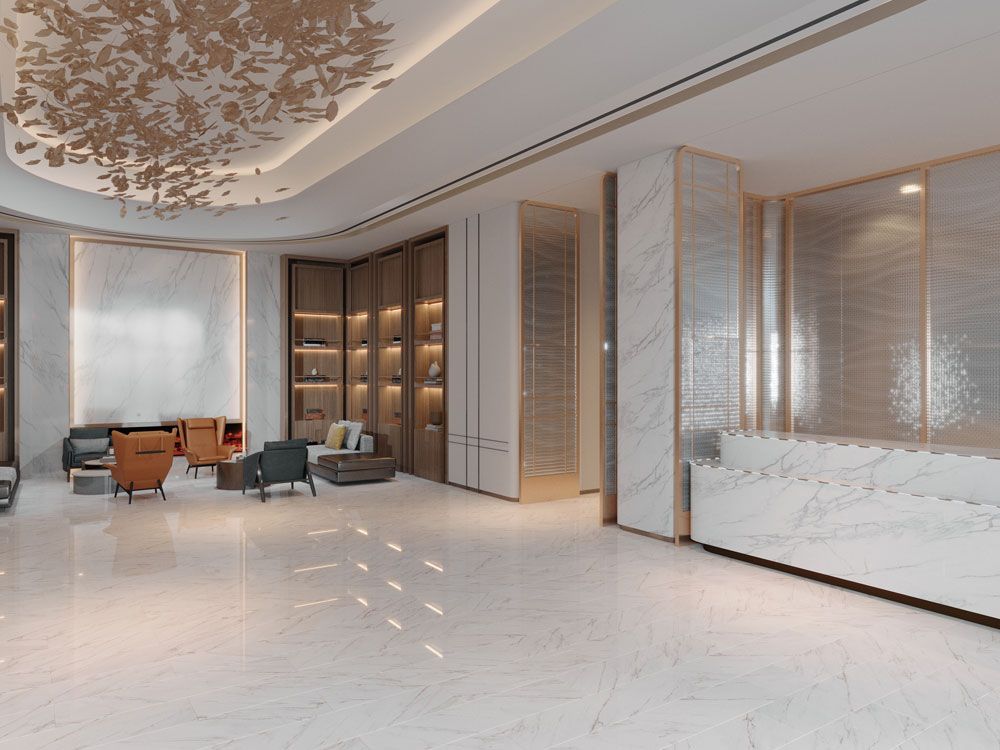 Carrelage sol/mur effet marbre Full Lappato MELLOW GOLD l.60 x L.120 x 0,7 cm LIMCARO (paquet de 2.16 m2) - LIMCARO FRANCE