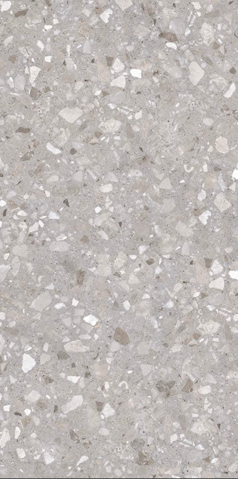 Carrelage sol/mur effet terrazzo CHALKY l.60 x L.120 cm Mat LIMCARO - LIMCARO FRANCE