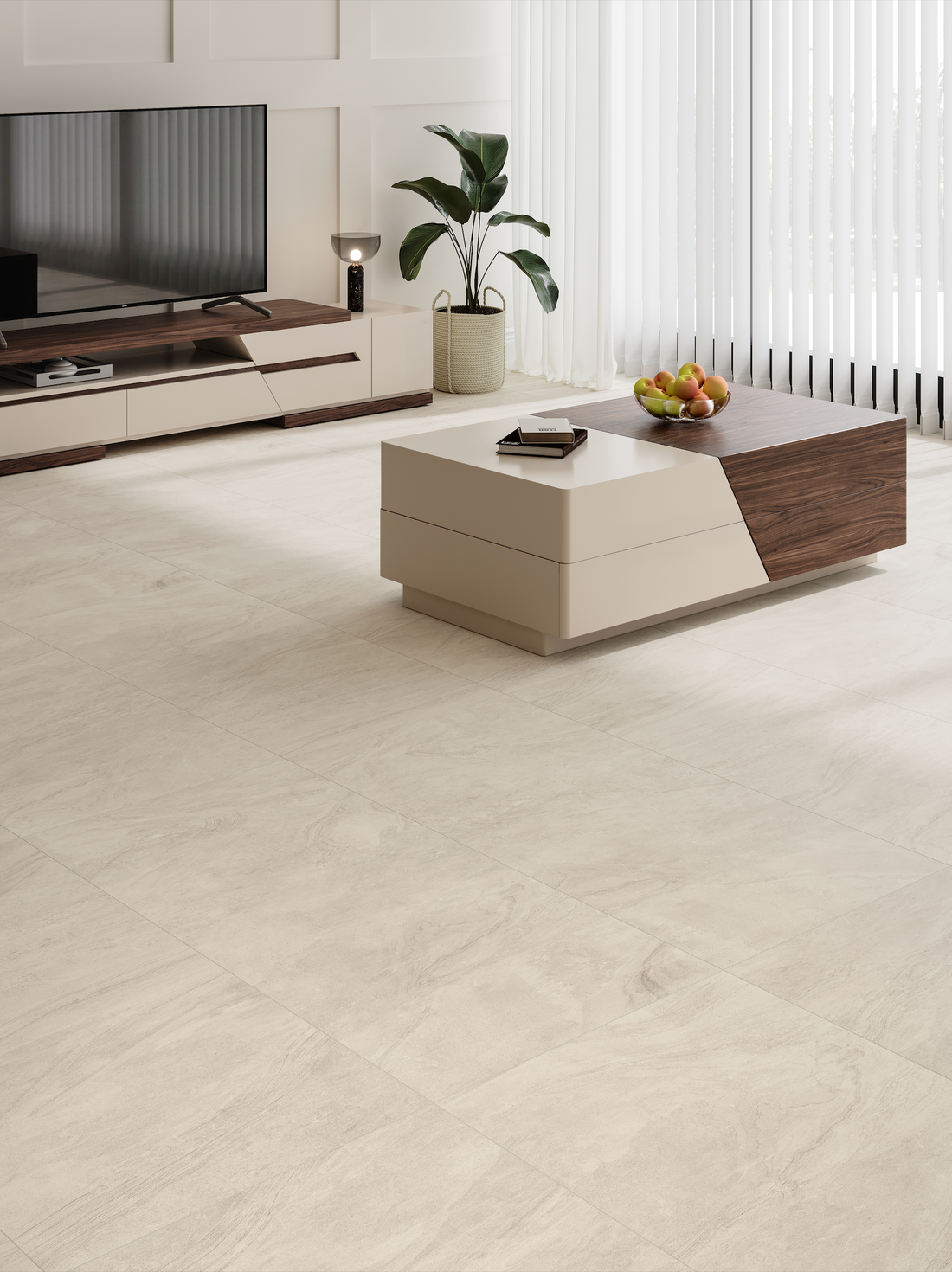 Carrelage sol / mur effet marbre COSMIC  l.60 x L.120 cm Mat LIMCARO