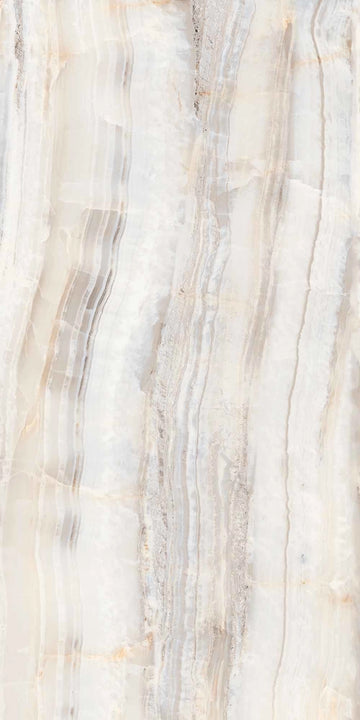Carrelage sol / mur effet onyx ONYX RAINBOW CLAIR l.60 x L.120 cm Brillant LIMCARO